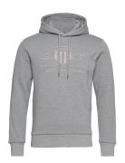 Reg Tonal Shield Hoodie Grey GANT