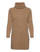 Onljana L/S Cowlnck Dress Wool Knt Noos Brown ONLY