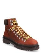 Slhlandon Leather Hiking Boot B Brown Selected Homme