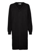 Cc Heart Clare Comfy Knit Dress Black Coster Copenhagen