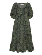 Santiagz Long Dress Patterned Gestuz