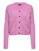 Nlfnollen Knit Short Cardigan Pink LMTD