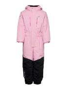 Penguin Snowsuit Kids Navy 86 Pink ISBJÖRN Of Sweden