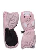 Sherpa Anim Inf Mitt Pink Kombi