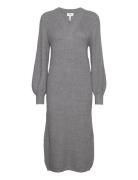 Objmalena L/S Knit Dress Grey Object