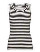 Dagnaiw Striped Tank Patterned InWear