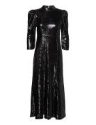 Slfmiley 3/4 Ankle Dress B Black Selected Femme