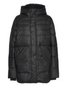 Womens Intrepid Mid Puffer Black Hunter