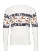 The Elegant Christmas Jumper White White Christmas Sweats