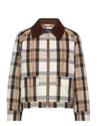 D1. Checked Cropped Jacket Patterned GANT