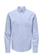 Onsneil Ls Oxford Shirt Noos Blue ONLY & SONS