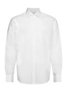 Slim Fit Stretch Cotton Suit Shirt White Mango