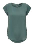 Onlvic S/S Solid Top Noos Wvn Green ONLY