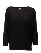 A2561, Milasz R-Neck Pullover Black Saint Tropez