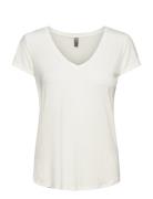 Cupoppy V-Neck T-Shirt White Culture