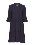 Edasz Solid Dress Navy Saint Tropez