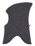 Balaclava, 2 Layers, Dark Grey Drop Needle, Merino Wool Grey Smallstuf...