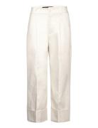 Double-Faced Stretch Cotton Ankle Pant Cream Lauren Ralph Lauren