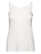 Top With Lace, Lenzing™ Ecovero™ White Esprit Collection
