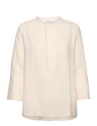 Sustainable Twill Blouse Cream Calvin Klein