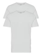 Jacbasic Crew Neck Tee Ss 2 Pack Noos White Jack & J S