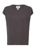 Vmava Plain Ss Top Ga Jrs Noos Grey Vero Moda