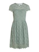 Vikalila Capsleeve Lace Dress Green Vila