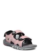 Sandals W. Woven Straps Pink Color Kids