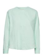 Crinckle Pop Fleur Shirt Green Mads Nørgaard