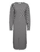 Mix Stripe Bailey Dress Grey Mads Nørgaard