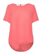 Vmmenny Ss Top Wvn Ga Pink Vero Moda