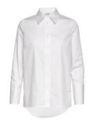 Oprah Cotton Poplin Shirt White Marville Road