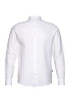 Johan Seersucker Shirt White Kronstadt