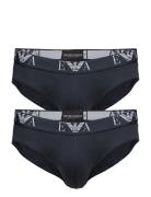 Mens Knit 2Pack Brie Blue Emporio Armani