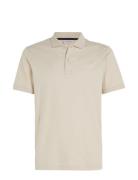 Smooth Cotton Slim Polo Cream Calvin Klein