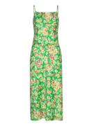 Yasuria Strap Midi Dress S. Green YAS