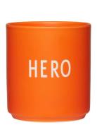 Favourite Cups Orange Design Letters