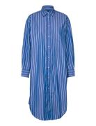 Os Striped Shirt Dress Blue GANT