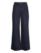 Relaxed Pleated Chinos Navy Hope