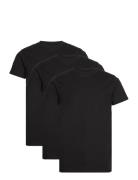 Elon Organic/Recycled 3-Pack T-Shirt Black Kronstadt
