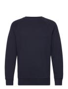 Waffle Texture C-Neck Navy GANT