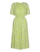 Large Zebra Midi Drs Green Michael Kors