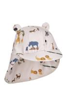 Senia Sun Hat With Ears Cream Liewood