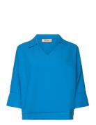 Cally Leia Blouse Blue MOS MOSH