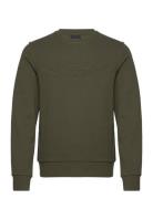 Am Embossed Crew Khaki Hackett London