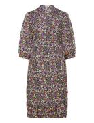 Carlivia 3/4 Wrap Midi Dress Wvn Noos Purple ONLY Carmakoma