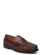 Leather Penny Loafers Brown Mango