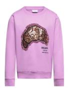 Nkflamaria Ls Light Sweat Unb Purple Name It