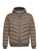 Down Jacket Brown Armani Exchange