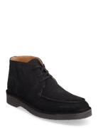 Slhriga New Suede Moc-Toe Chukka B Black Selected Homme